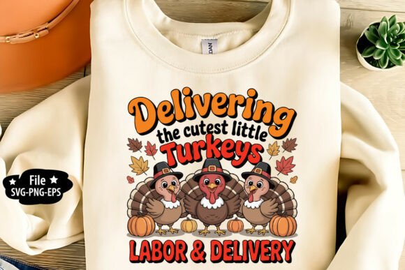 Delivering the Cutest Little Turkeys Svg
