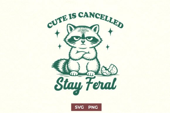 Funny Easter Raccoon Sarcastic SVG PNG