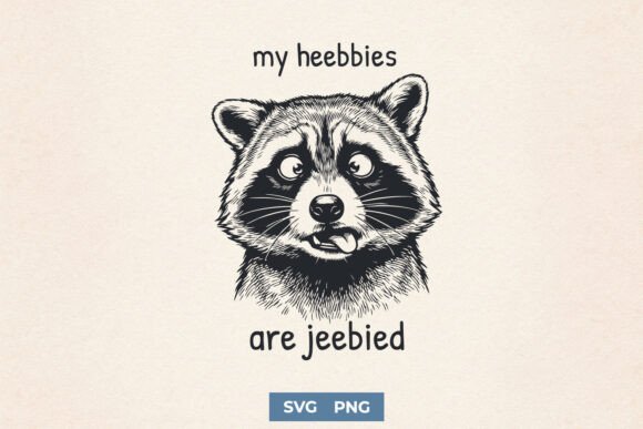 Funny Raccoon SVG for Sarcastic Shirts