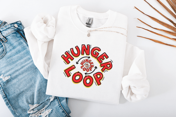 Hunger Loop Funny Food Lover Quote