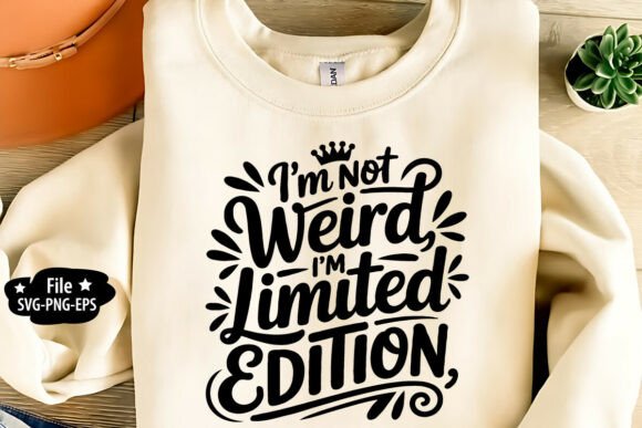 I’m Not Weird I’m Limited Edition SVG
