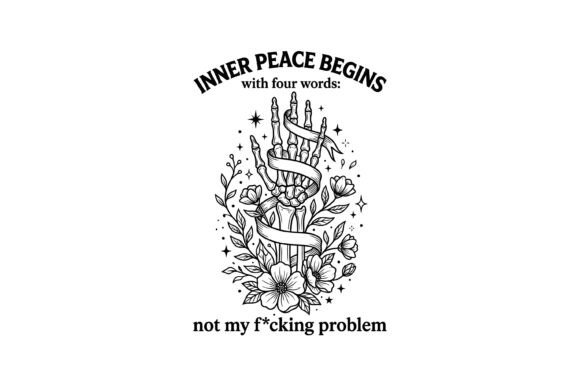 Inner Peace Sarcastic Quote Design: A Pro Review