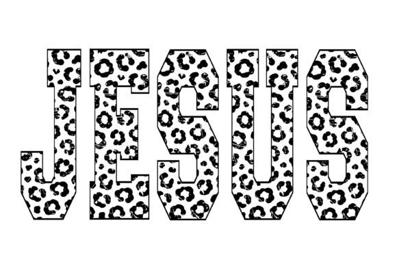Jesus Christian Quote Leopard Sublimate