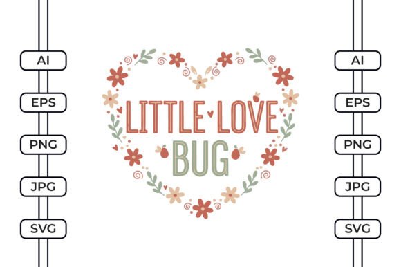 Little Love Bug SVG: A Designer's Take on Boho Valentine Embroidery