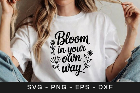 Review: Bloom in Your Own Way Floral SVG PNG for Embroidery