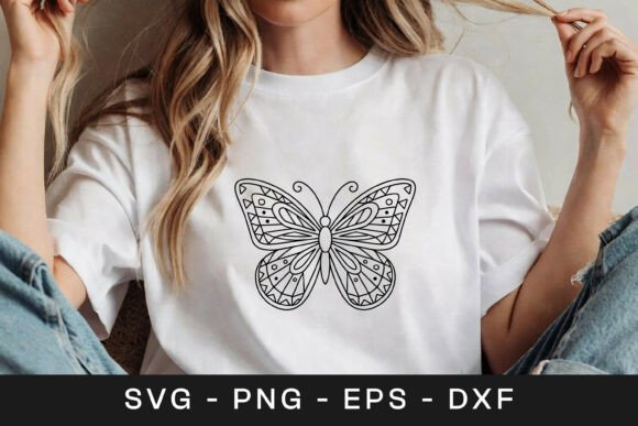 Review: Butterfly Fine Line Art SVG PNG Elegant