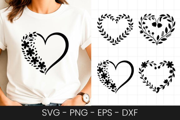 Review: Cute Heart Outline Love Design for Embroidery