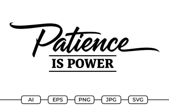 Review: Patience is Power – Islamic Sabr Quote Design